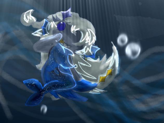 My crk oc but mermaid!