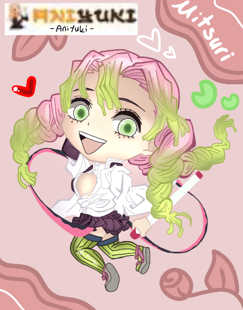 Mitsuri Kanroji (Colouring Book)