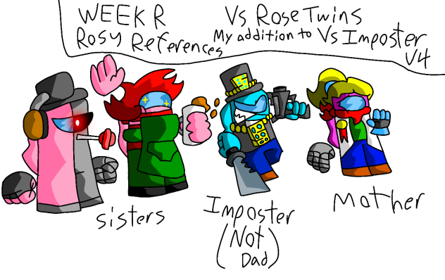 Rosy References characters