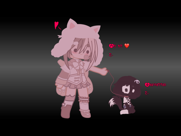 My new oc and my comfort oc 💜