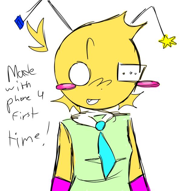 My first drawing made with a phone