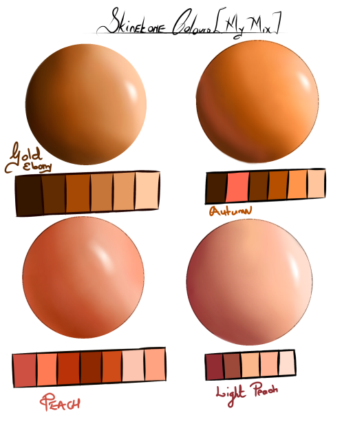 Skin tone Mix ibisPaint