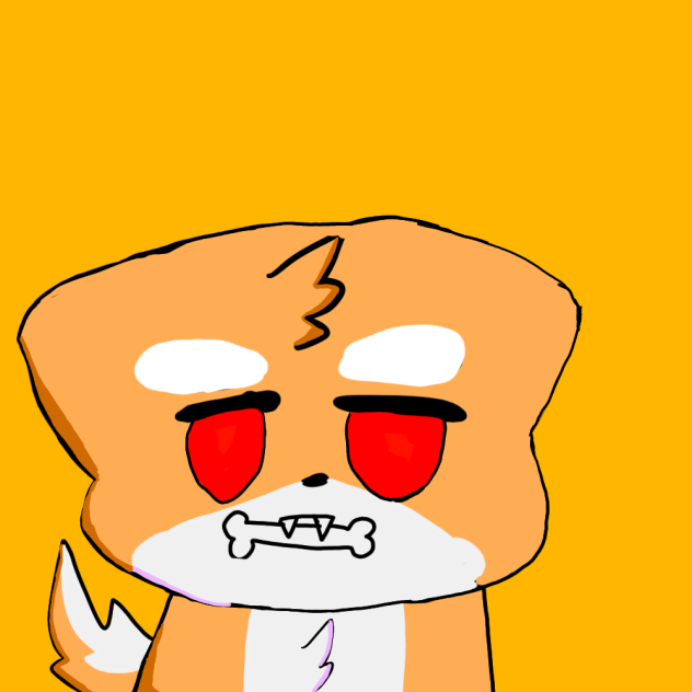 Shiba inu chewing bone