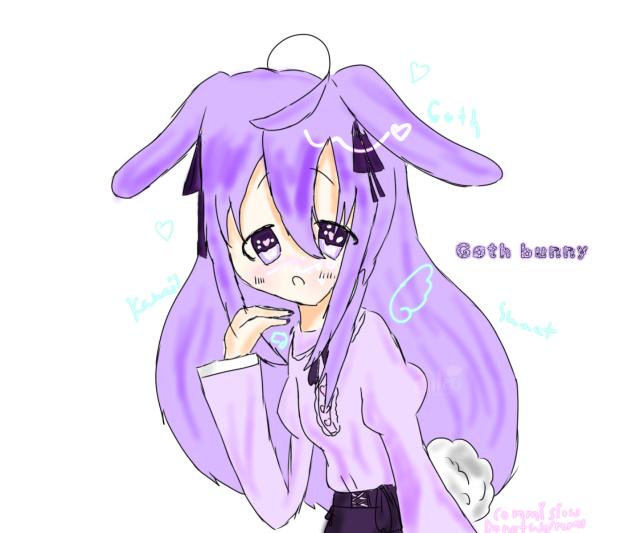 Goth bunny - ibisPaint