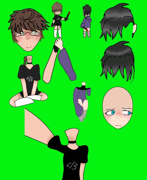 body sheet for animation