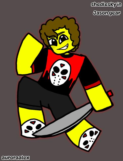 shedlesky in Jason gear