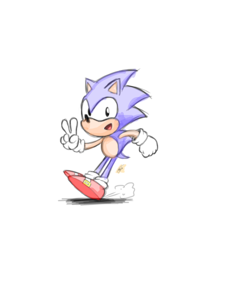 classic sonic - ibisPaint