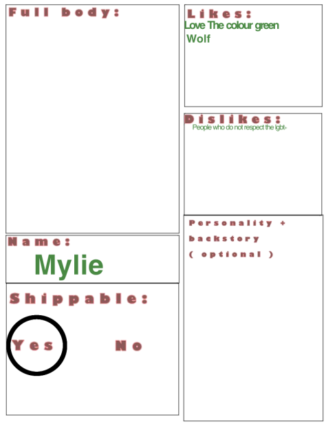 Character for the comic 2.2