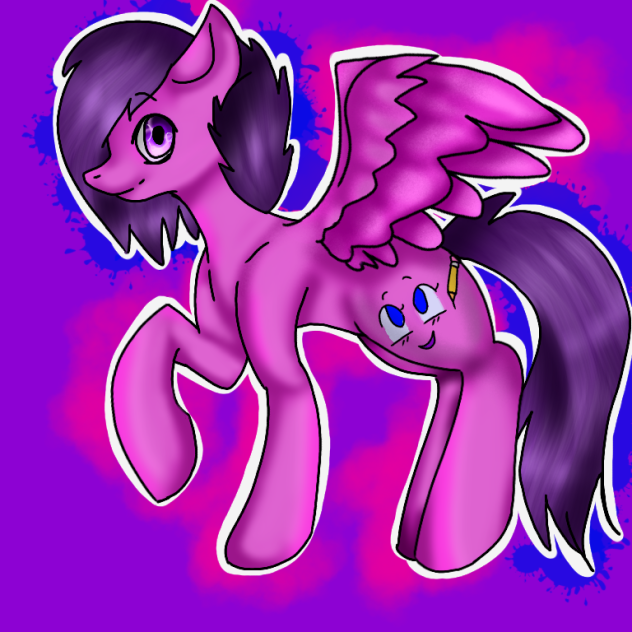 my mlp oc happy sketch (speedpaint) - ibisPaint