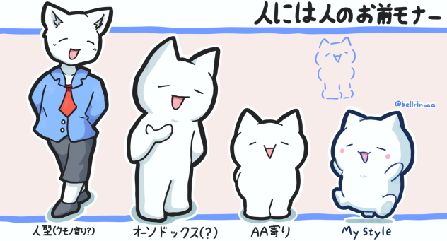 人には人のお前モナー