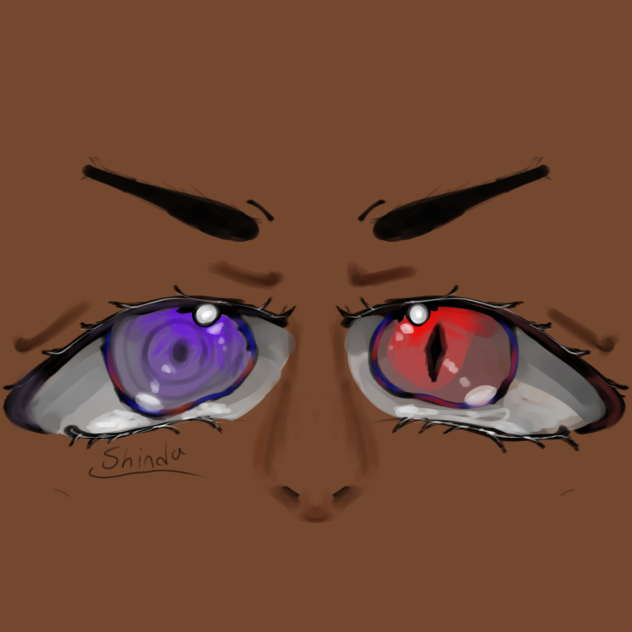 Eyes but rendered