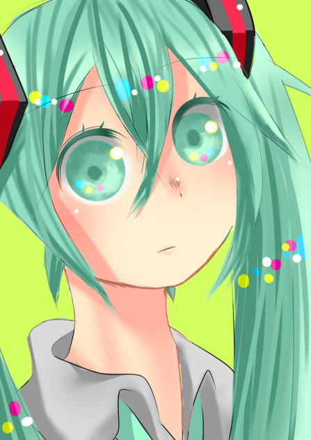 ジト目ミクさん