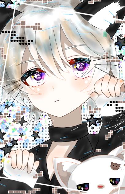 Little cute Boy 🤍🖤 - ibisPaint