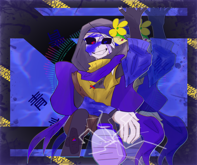 青