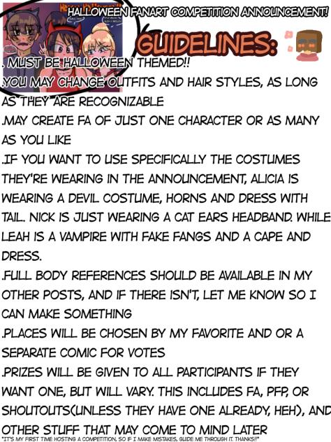 Competition guidelines