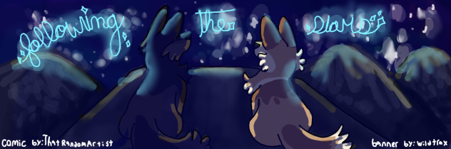 Following the stars banner