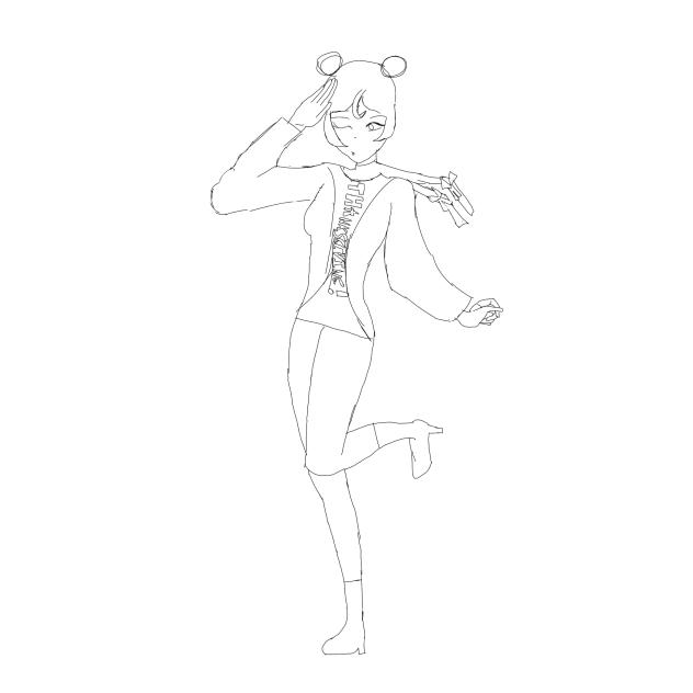 (Late) Thanksgiving coloring page