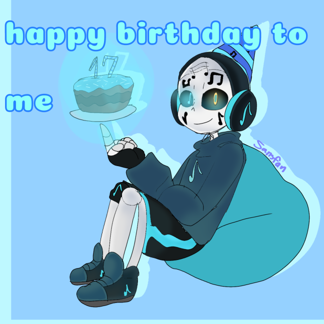 My 17th b'day 🎵💙