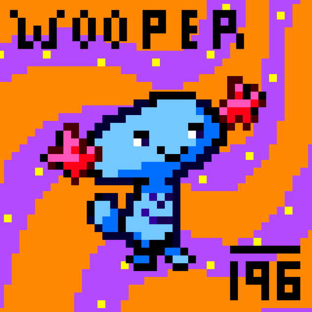 Wooper Pixel Art!