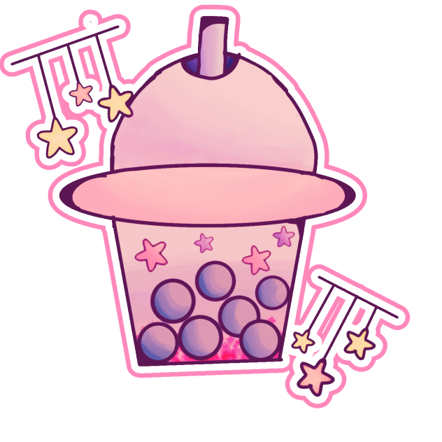 Bubble tea sticker!