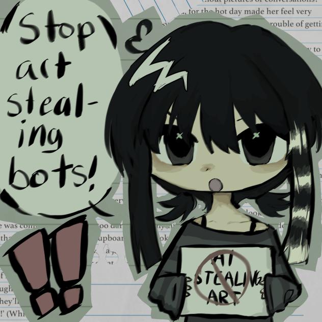 Stop art stealing bots‼️‼️