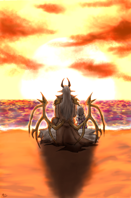 【擬人化】海辺のじじまご