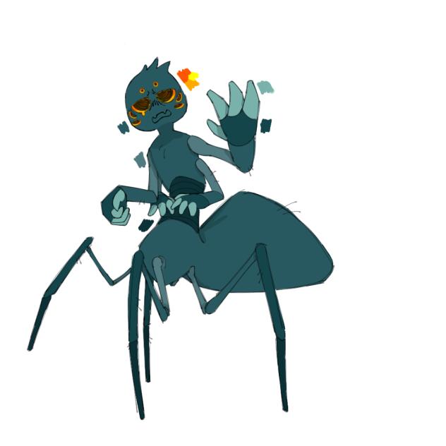 An arachnid with Arachnophobia...