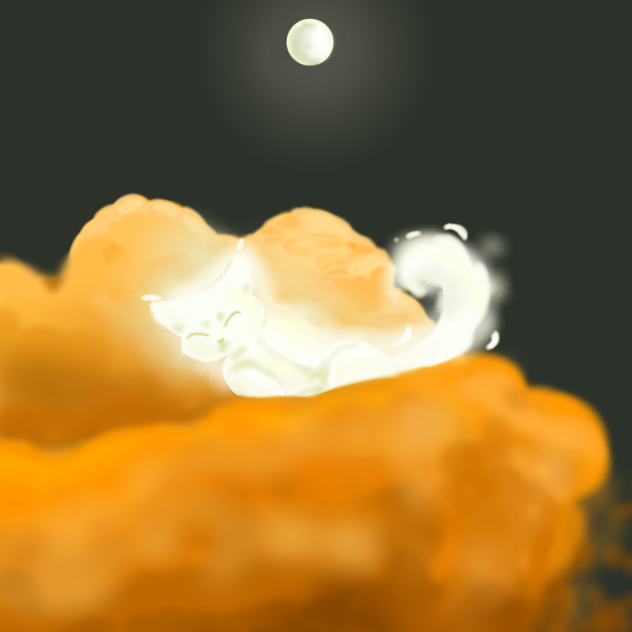 Moon kitten