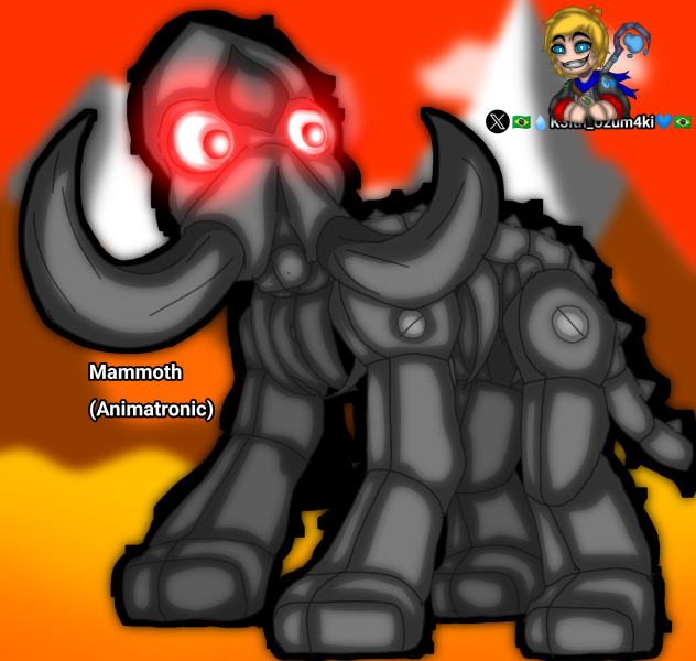 Mammoth Endoskeleton - FNaF Fanmade