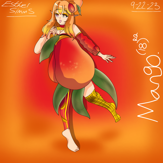 Mango 🥭  [Food as people 18] [RQ]