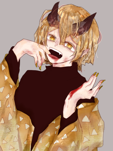 鬼化善逸 鬼滅の刃 Ibispaint