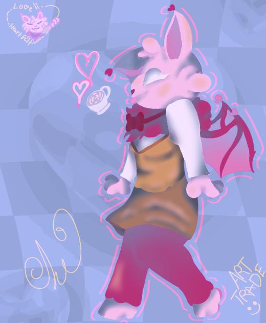 《Art trade with Flying_Pikachuu》