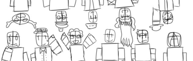 THE LAND OF THE FORSAKEN - sketch