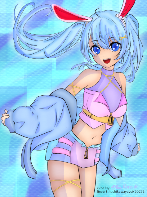 i colored it again-