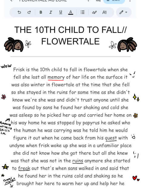 what I've been writing