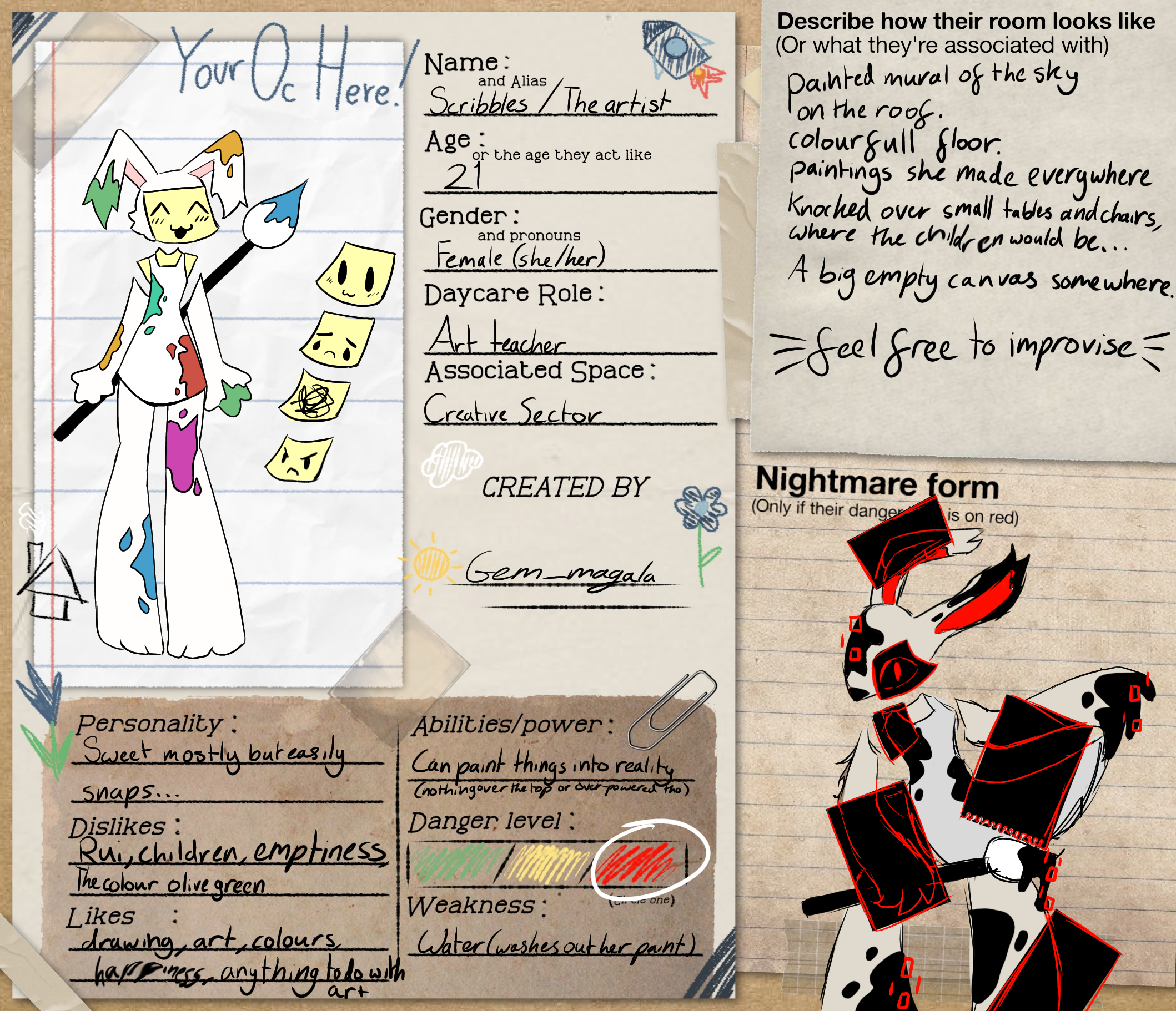 Scribbles the artist - ibisPaint