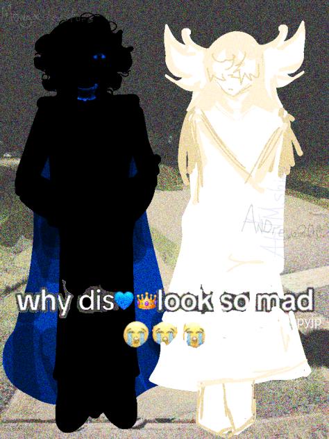 why dis 💙👑 look so mad 😭😭😭 - ibisPaint