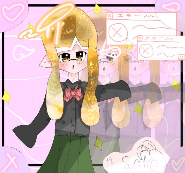 すみれ様の塗り絵