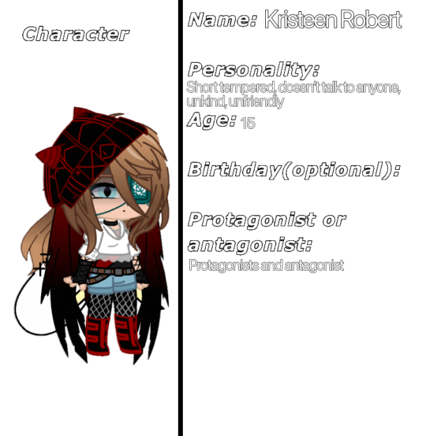 My character and their traits 2 - ibisPaint