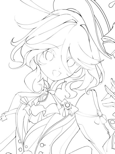 フリーナ(塗絵)