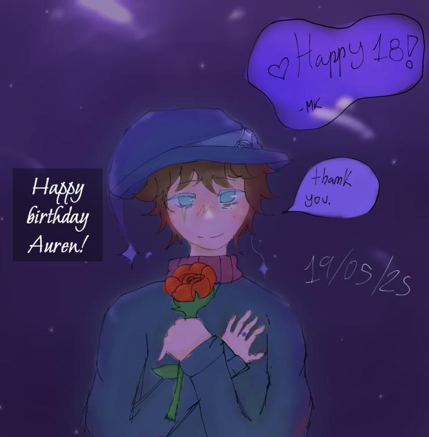 Happy Birthday Auren! (Oc) 18th bday boi