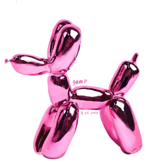 The iconic balloon dog ✨️✨️