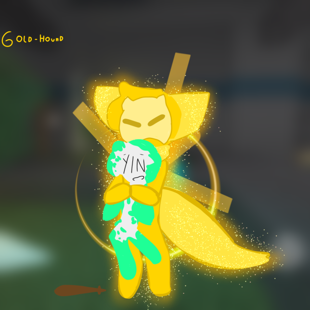 Gold Hound Fanart - Kaiju Paradise
