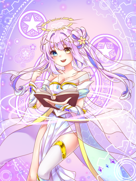 Magic Girl-speedpaint-ibis drawing