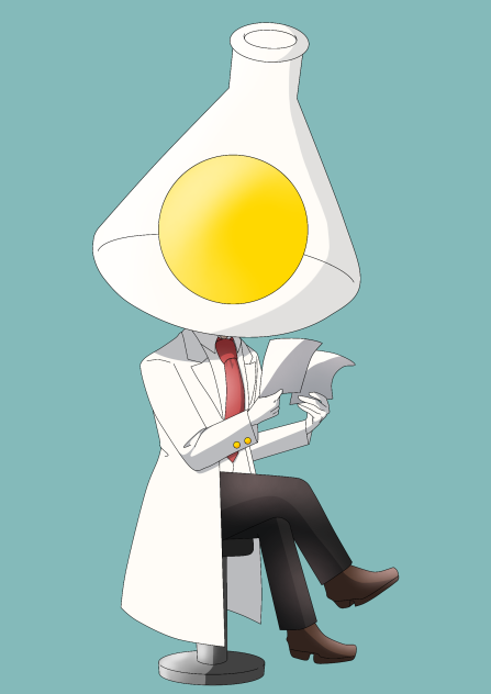三角フラスコ頭