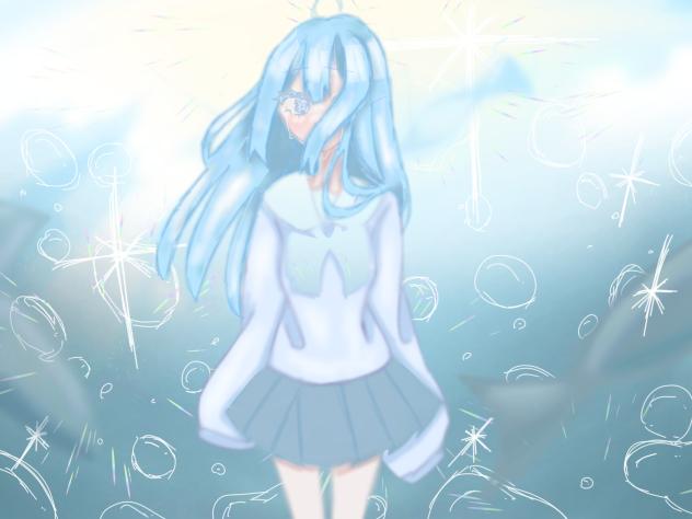 海の底で.。o○