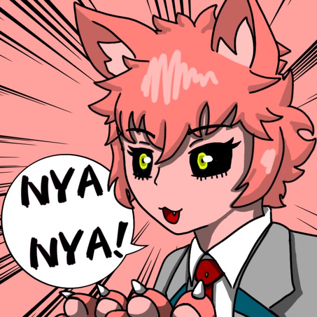 Mina Ashido cat