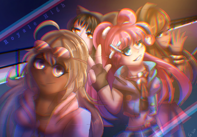 The cheerleading squad