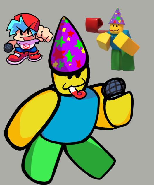 ‘party noob in fnf’ concept