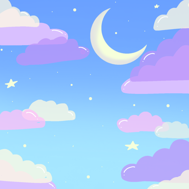 Kawaii Moon Scenery